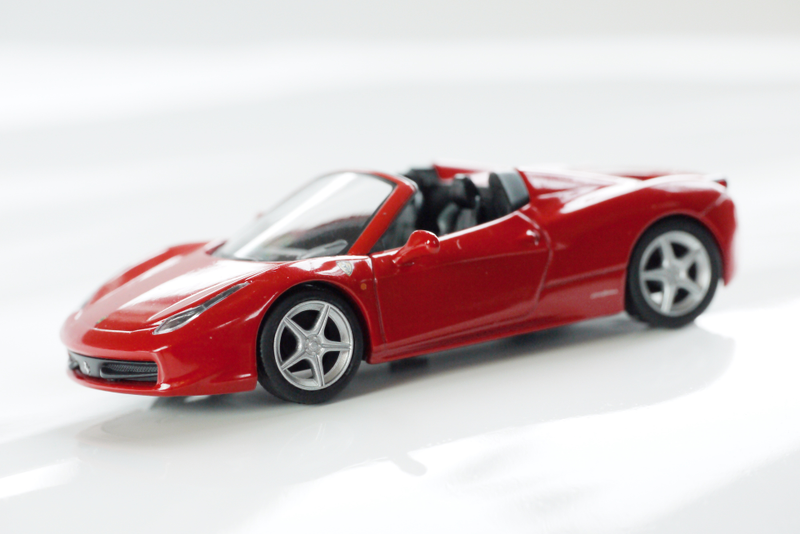 Illustration for article titled Kyosho Ferrari 9 1/64 #67 - Project Prancing Horse #67 - 2011 Ferrari 458 SpiderÂ